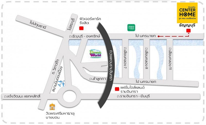 Photo map - ร้านวัสดุก่อสร้าง ธัญบุรี ปทุมธานี - Center Home